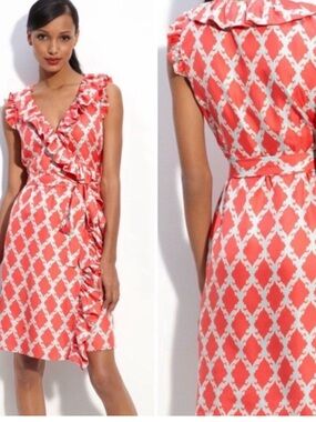 Kate Spade Aubrey wrap dress 100% Silk